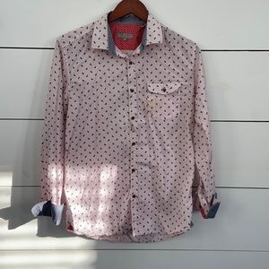 Ted Baker London Size 4 Button Down Shirt